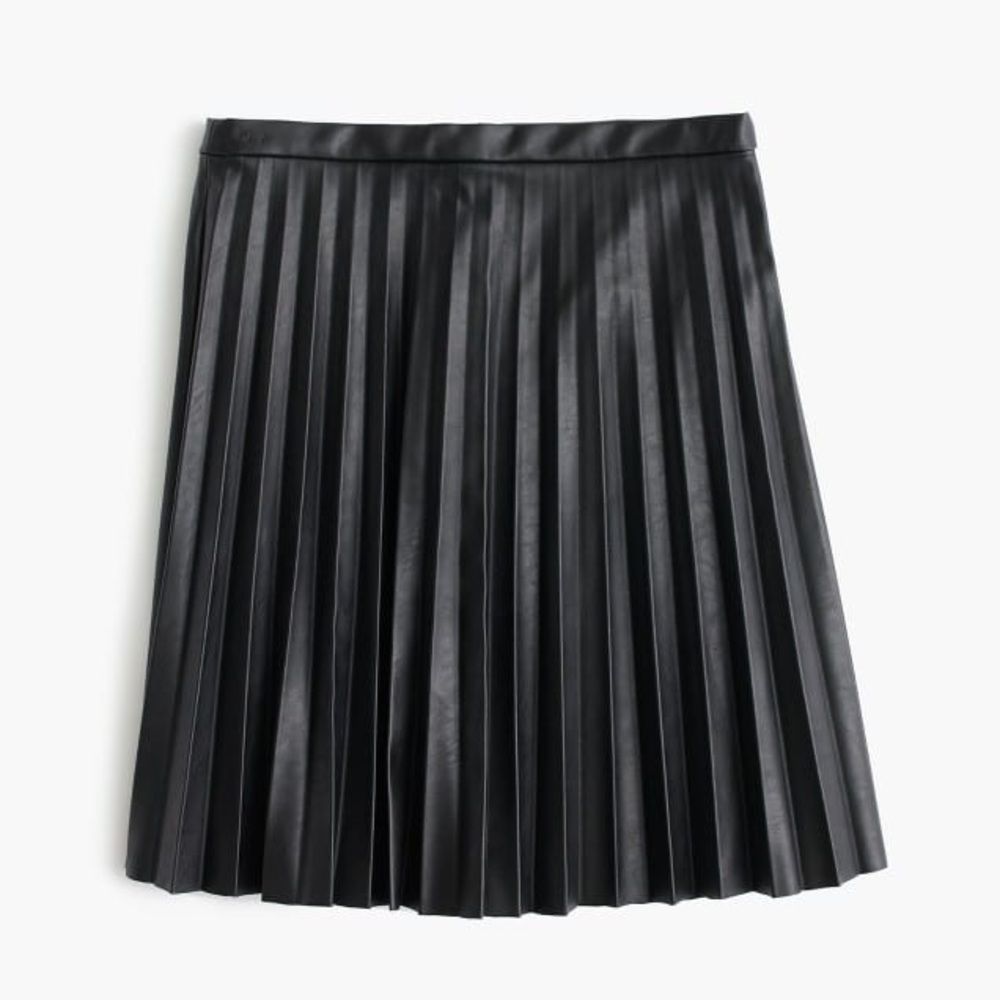 NWT J. Crew Faux Leather Mini Skirt